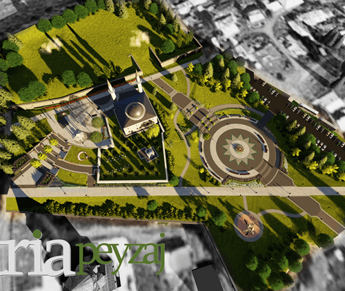 Kars Külliye peyzaj tasarım projesi ve meydan yeşillendirme ugulaması (6)